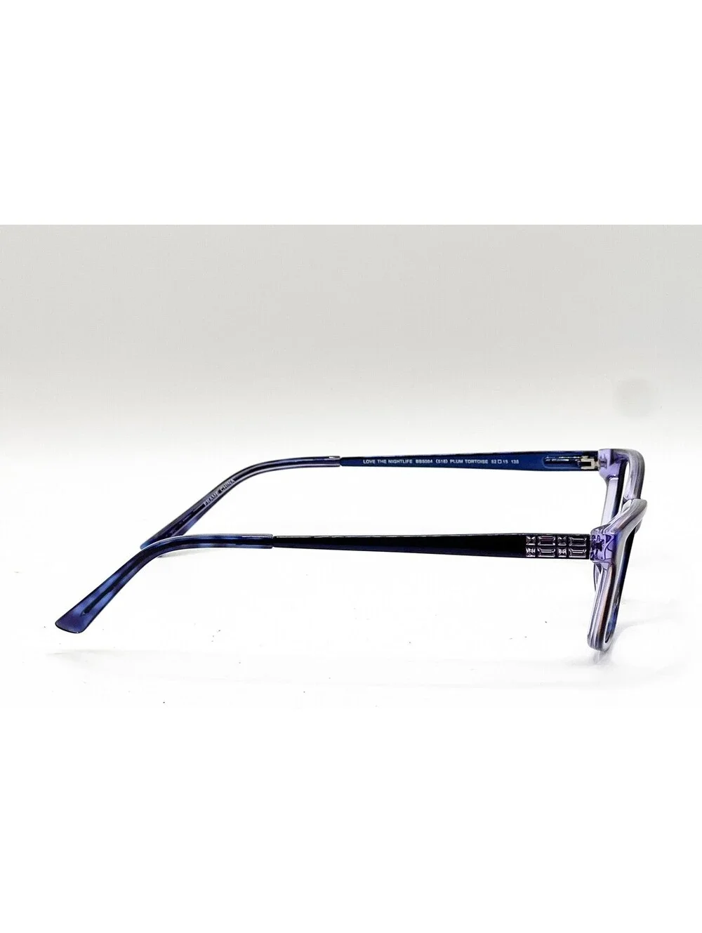 Bebe BB5084 518 Plum Tortoise Rectangle Authentic Eyeglass Frames 52-15